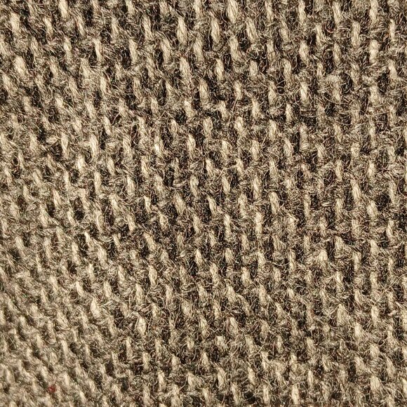 Vintage 1950s Black & White Wool Tweed Skirt Suit with Black Fox Fur Collar EUC - Picture 2 of 16